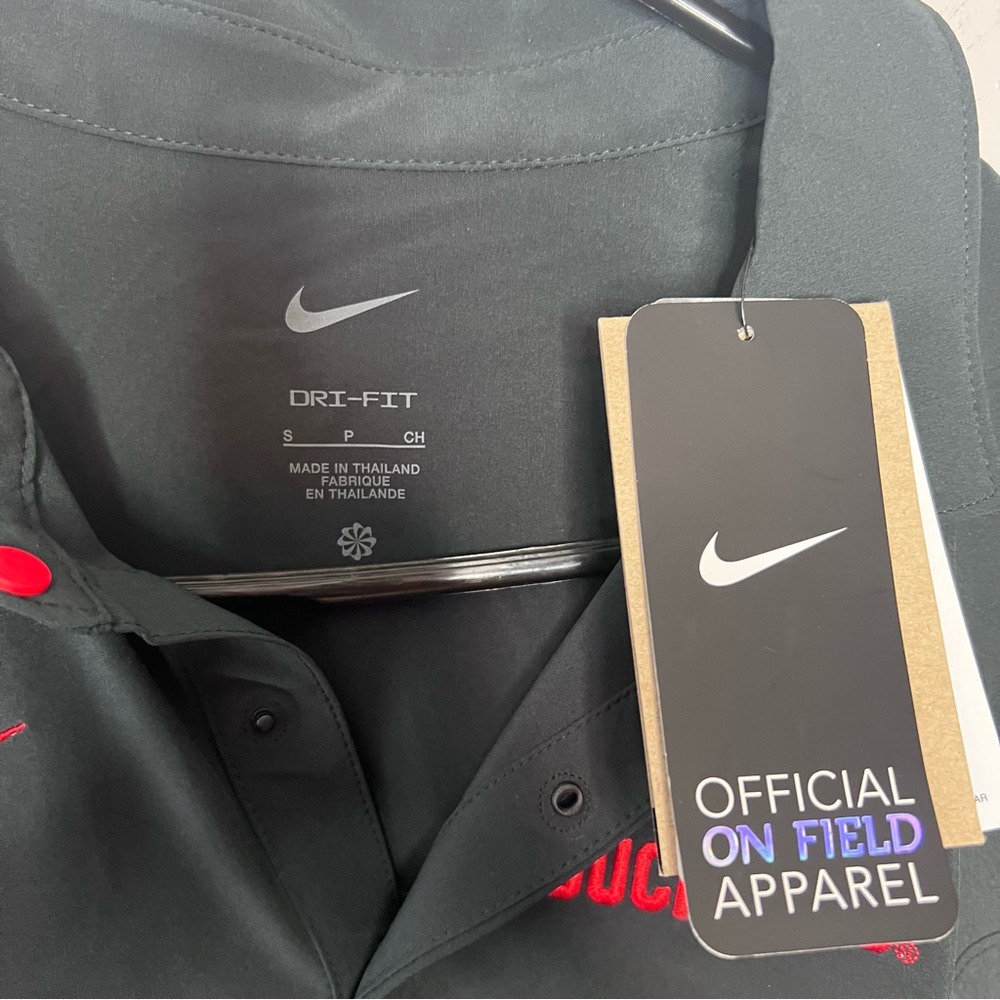 NWT Nike Ohio State Buckeyes On Field Dri-Fit Polo Mens Small - Picture 6 of 7